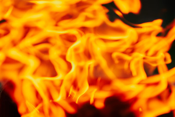 fire flames. blurred background image.