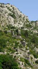 Fototapeta na wymiar Fortifications de Kotor - Montenegro
