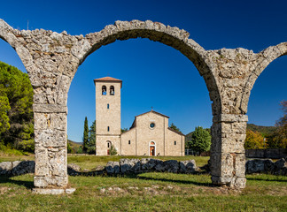 San Vincenzo al Volturno, a Benedictine monastery in Castel San Vincenzo and Rocchetta a Volturno....