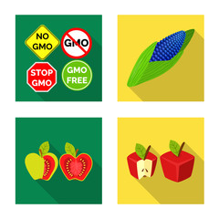 Vector illustration of test and synthetic icon. Collection of test and laboratory vector icon for stock.