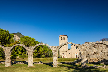 San Vincenzo al Volturno, a Benedictine monastery in Castel San Vincenzo and Rocchetta a Volturno....