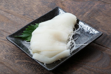 Image of Japanese squid sashimi