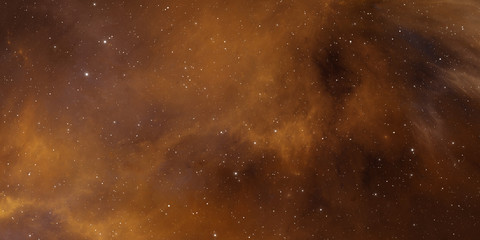 Space background with extrasolar nebula and stars