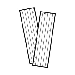 Isolated object of chewing and stick sign. Graphic of chewing and green vector icon for stock.