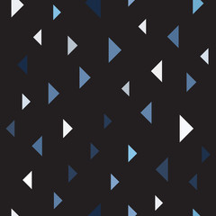 Obraz premium Triangle pattern. Seamless vector background