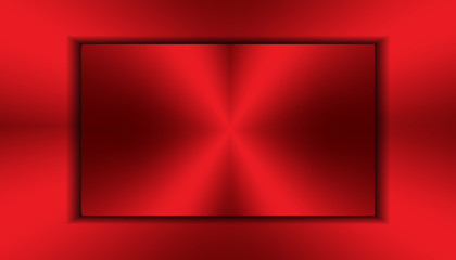 Obraz premium Abstract metallic red and black on hexagon pattern, frame design innovation technology concept layout background. Vector template for use element cover, banner, wallpaper, presentation, flyer