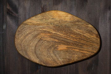 wooden cutting board as background for design
