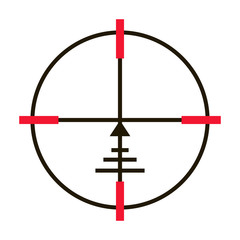 Eye target vector icon.Black vector icon isolated on white background eye target.