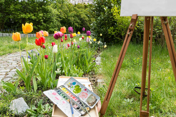 Tulpen, Maler, Bild