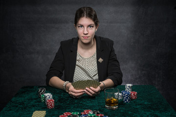 Poker, Spieler, Glück, Casino