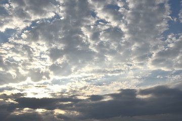 Obraz premium Wolkenspiele an der Ostsee