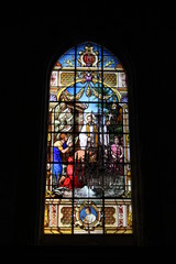 vitral d'une église des Sables de L'Onne