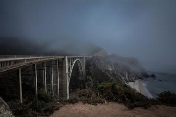 mystic bridge over river