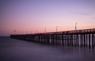 pier at sunset