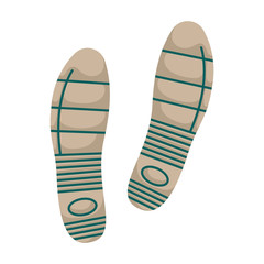 Print of shoe vector icon.Cartoon vector icon isolated on white background print of shoe .