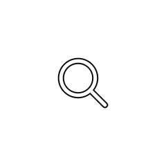 Search icon. File find symbol. Logo design element