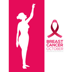 Naklejka na ściany i meble Breast cancer campaign