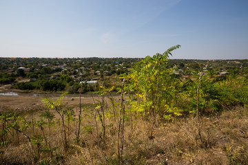 Beautiful view with snals.