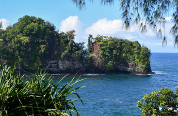 Fototapeta na wymiar Views Of Hawaiian Landscapes