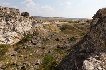Obraz premium Abandoned lime pit.