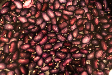 A good dish of soaked beans