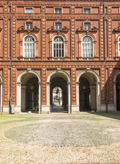 Obraz premium Facade of the Carignano Palace in Turin