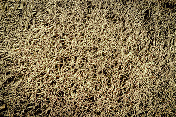 Abstract Golden yellow background of crumpled aluminum foil. Can be used for design as a background