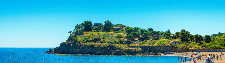 Naklejka premium Le Site Classé de l'Anse de Paulilles,Occitanie.