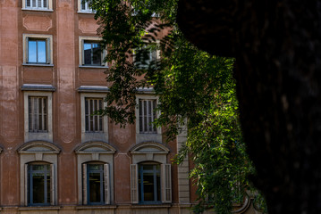 brown building and windows in barcelona