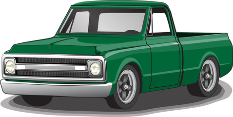 Classic 70's style Pickup Truck