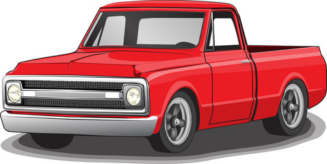 Classic 70's style Pickup Truck