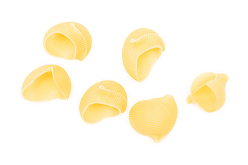 Pasta isolated on the white background.
