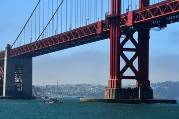 San Francisco; USA - july 13 2016 : Golden Gate bridge