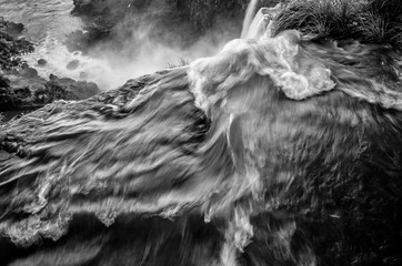 top of the waterfall