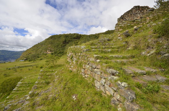 Inca ruins of Cojitambo, Ca&ntilde;ar , Ecuador