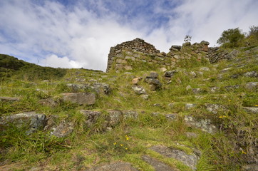 Inca ruins of Cojitambo, Cañar , Ecuador