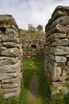 Inca ruins of Cojitambo, Ca&ntilde;ar , Ecuador