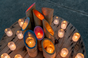 [長崎県]川棚片島竹灯籠まつり