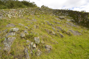 Fototapeta na wymiar Inca ruins of Cojitambo, Cañar , Ecuador