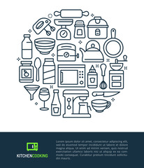Kitchen and Cooking Logo & Graphic Illustration Concept.