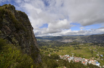 Fototapeta premium Inca ruins of Cojitambo, Cañar , Ecuador