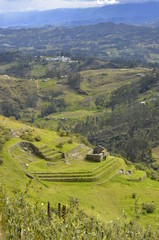 Inca ruins of Cojitambo, Cañar , Ecuador