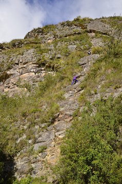 Inca ruins of Cojitambo, Ca&ntilde;ar , Ecuador