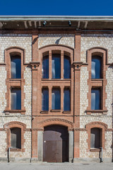 Beautiful Industrial architecture old building in Madrid