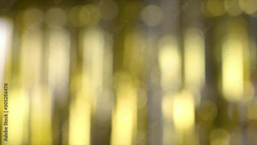 Poster golden bokeh texture layer for holiday or party background with copy space