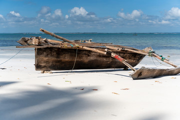 Fischerboot Dhau Sansibar
