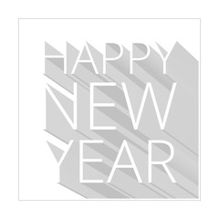 Happy new year faint gray text as image