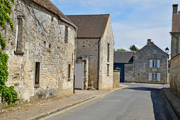 Fototapeta na wymiar Wy dit joli village; France - may 24 2019 : the small village