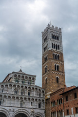 Fototapeta na wymiar Lucca Cathedral in Lucca, Tuscany