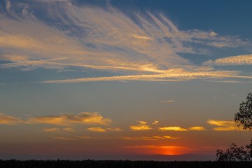 Obraz premium Evening Clouds